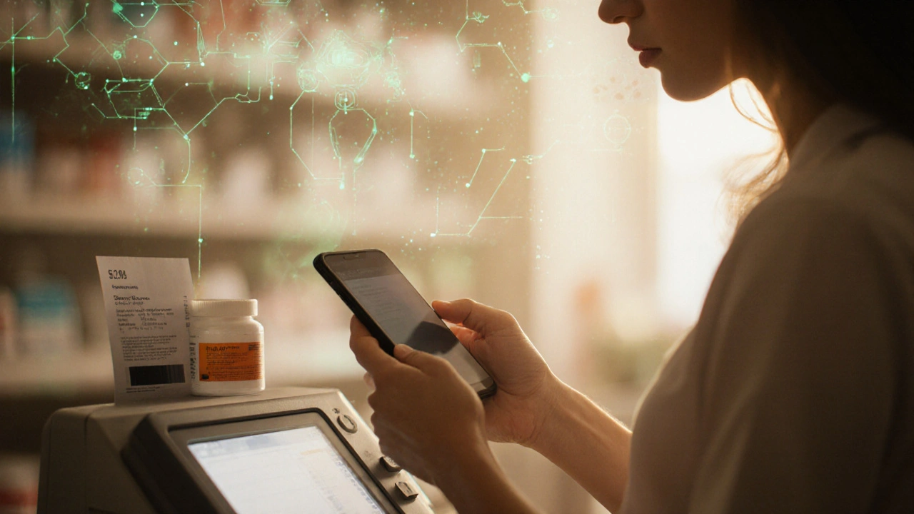 Пациент получает лекарство в аптеке, на телефоне приходит электронный чек — система работает незаметно.