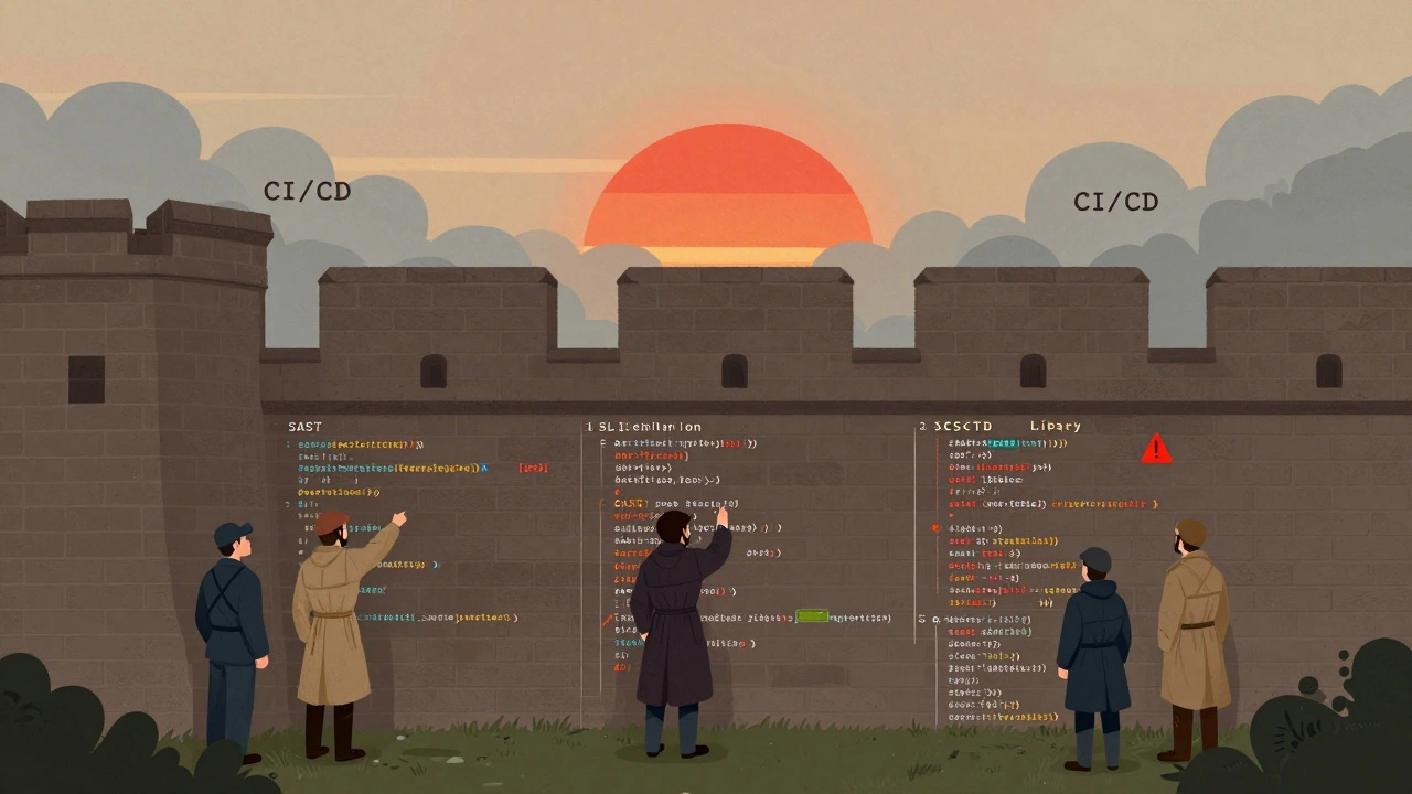 Крепость из кода: линтеры охраняют порядок, SAST-детективы находят скрытые уязвимости в потоке данных.