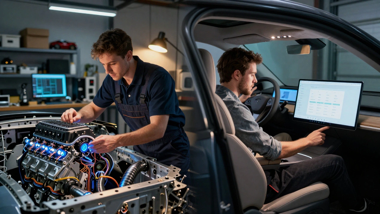 Механик собирает двигатель, а дизайнер оформляет салон машины — символ разницы между программистом и веб-разработчиком.