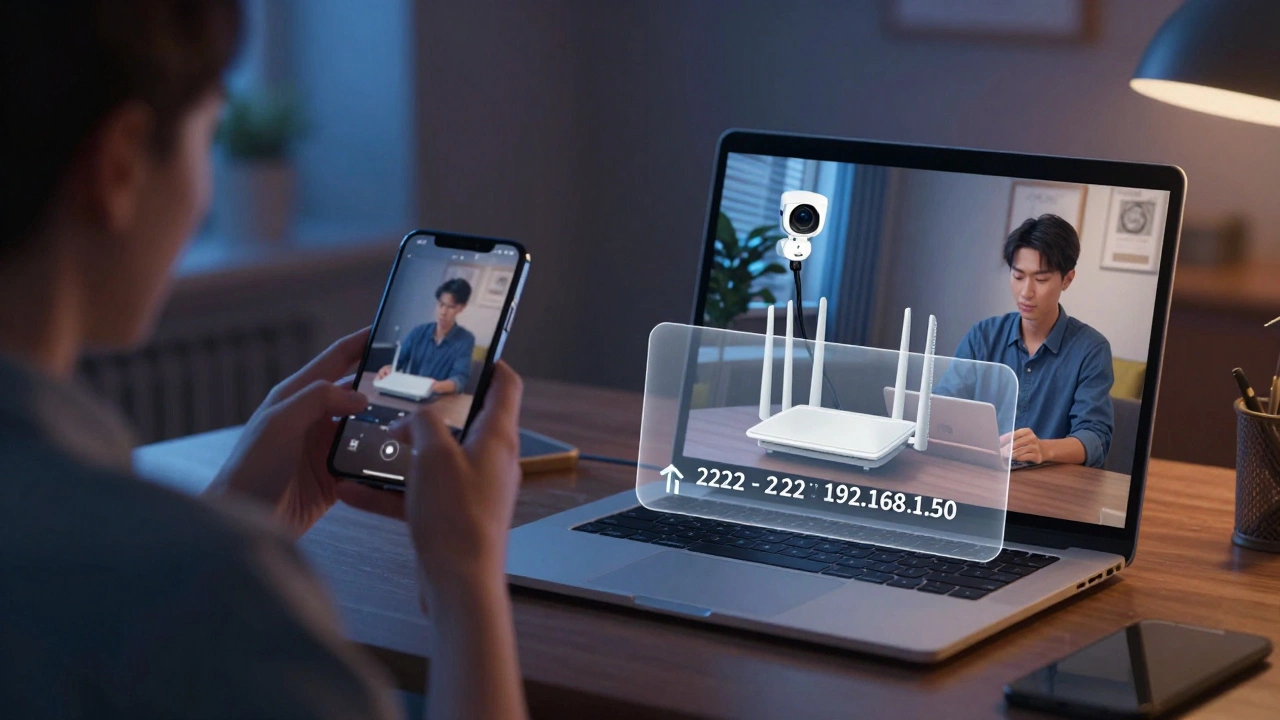 Доступ к камере наблюдения из дома и офиса через проброс портов