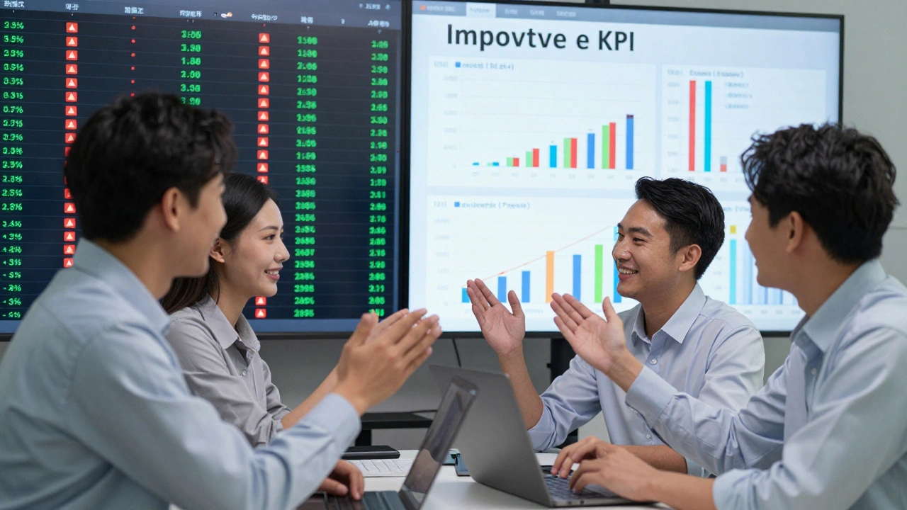 Команда радуется улучшению качества данных на дашборде.