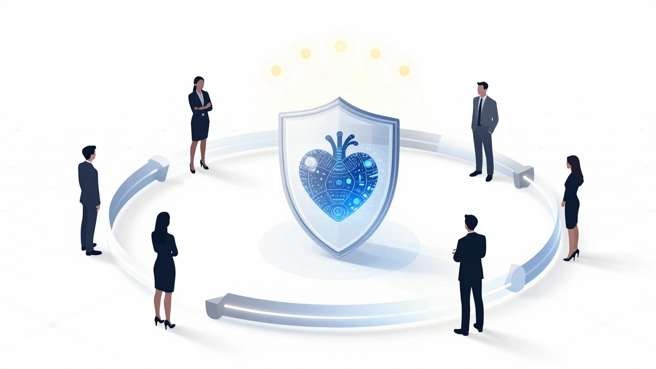 Схема непрерывного контроля и защиты системы искусственного интеллекта