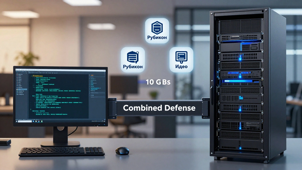 Сравнение программного и аппаратного фаервола с элементами российских решений на фоне объединенной системы защиты.