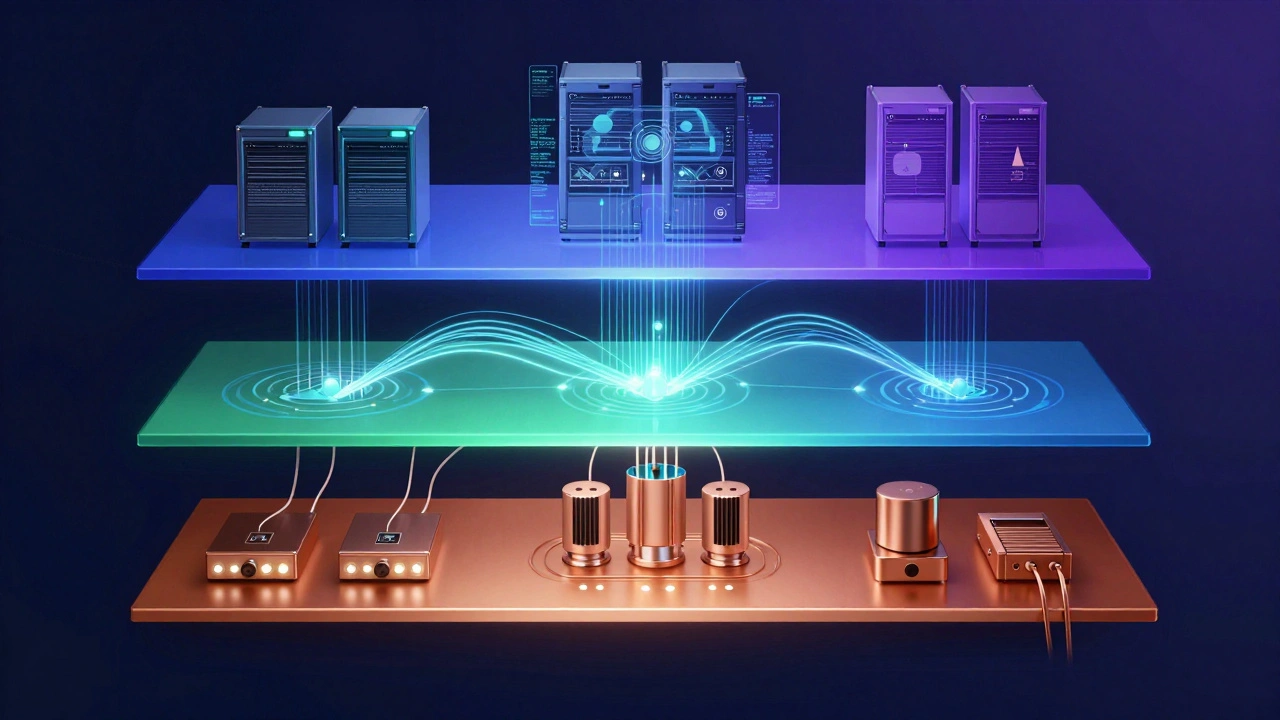 Трехуровневая архитектура системы Интернета вещей