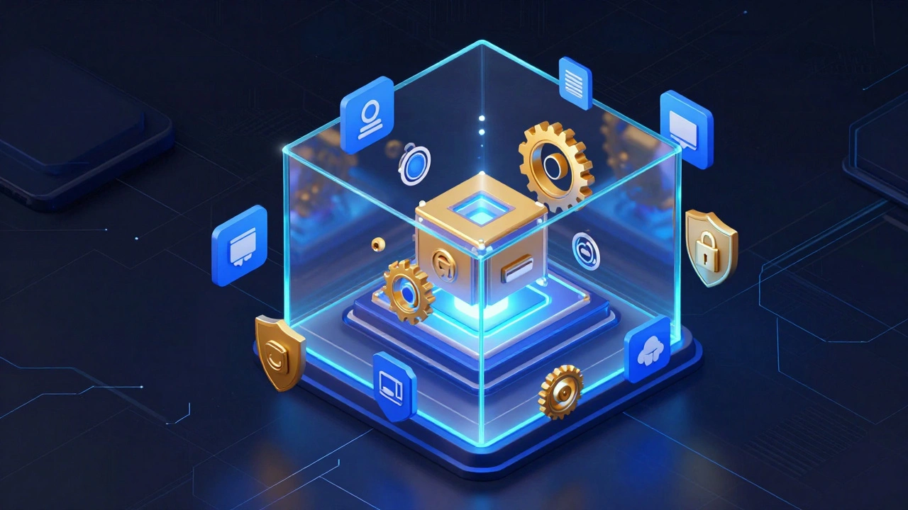 3D-иллюстрация процесса создания эталонного образа в виртуальной машине