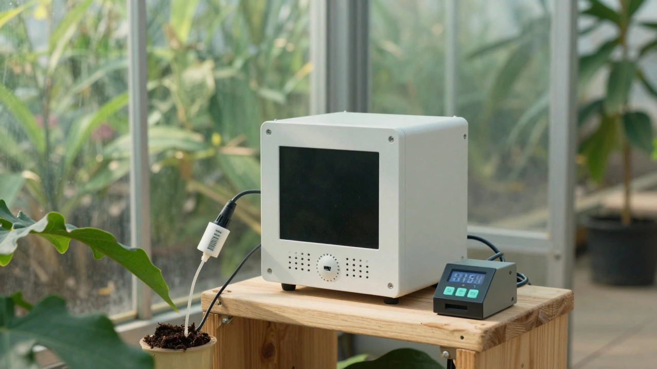 Автоматизированная система полива растений с сенсором влажности