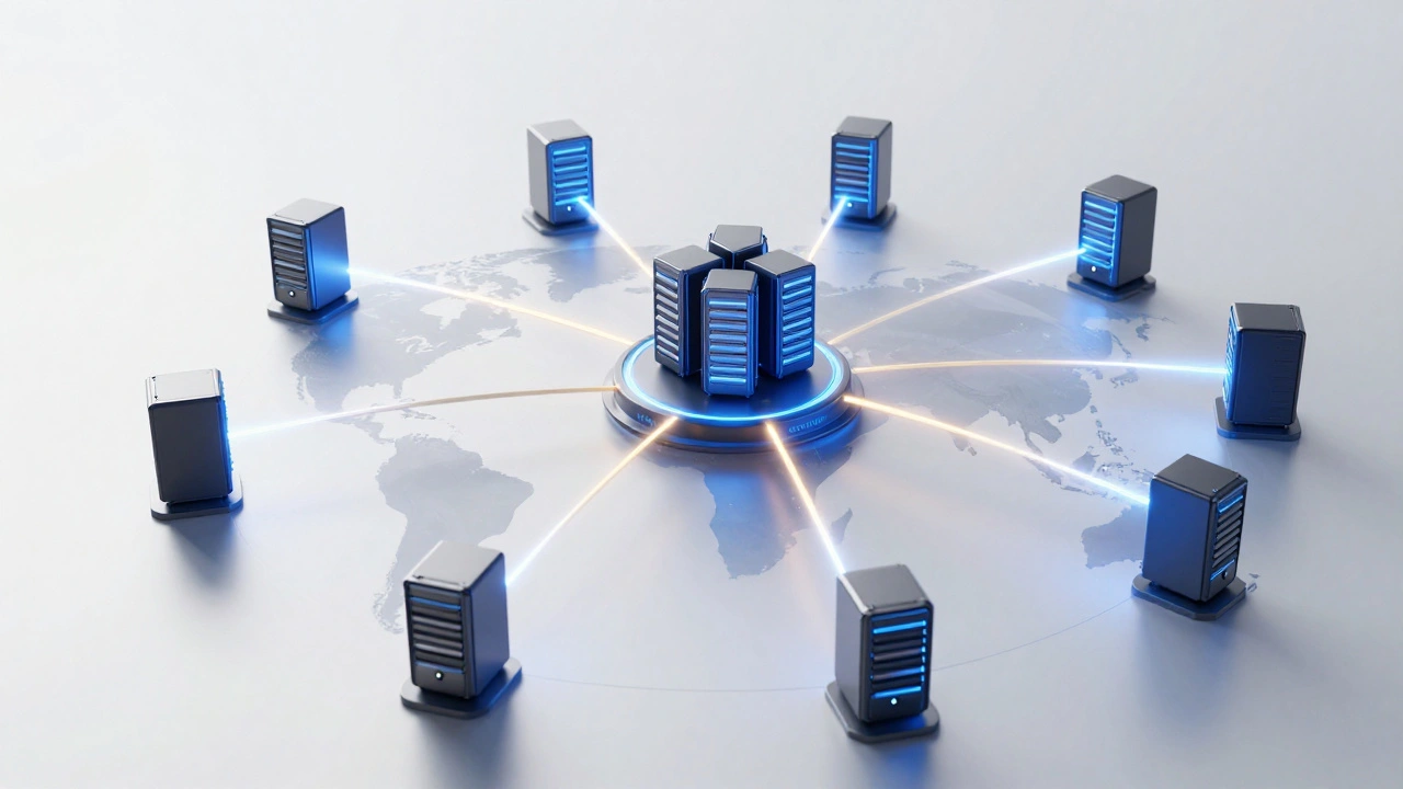 Глобальная сеть CDN с узлами распространения контента по всему миру