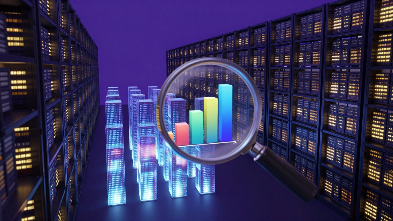 Голографические кубы и колонны данных в цифровом хранилище для бизнес-аналитики OLAP