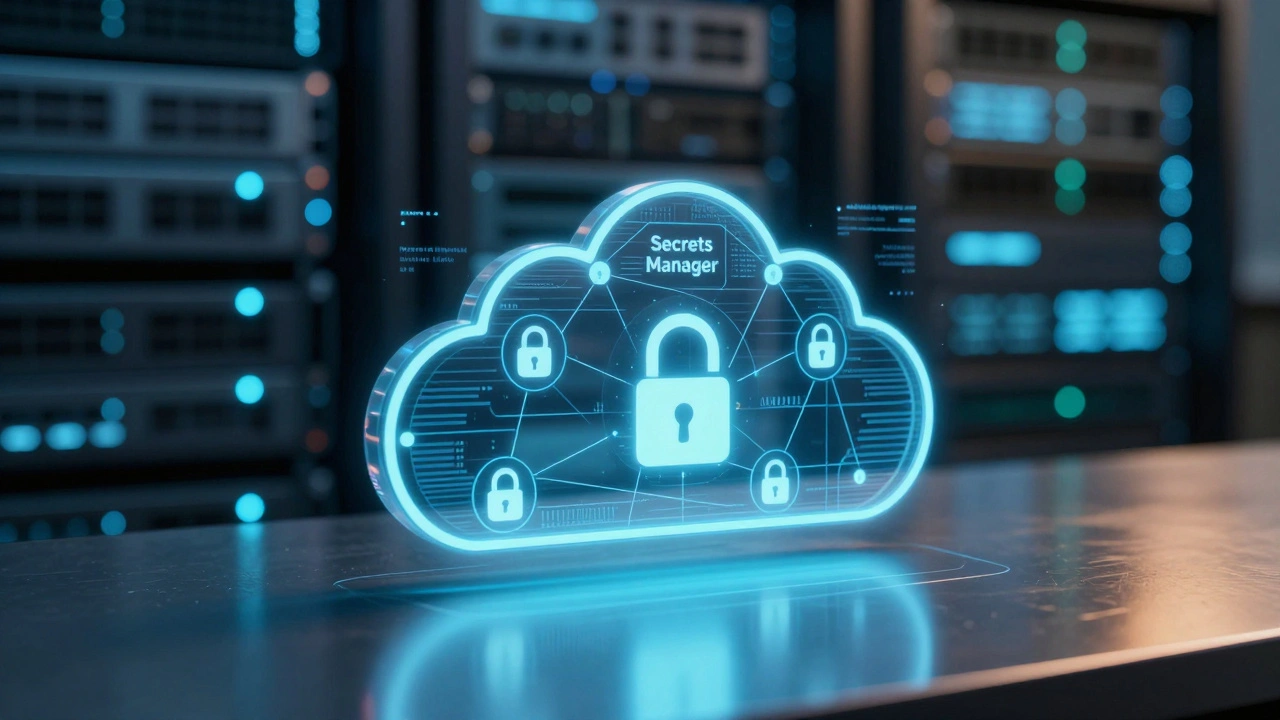 Голографический интерфейс управления правами доступа IAM в современном дата-центре.