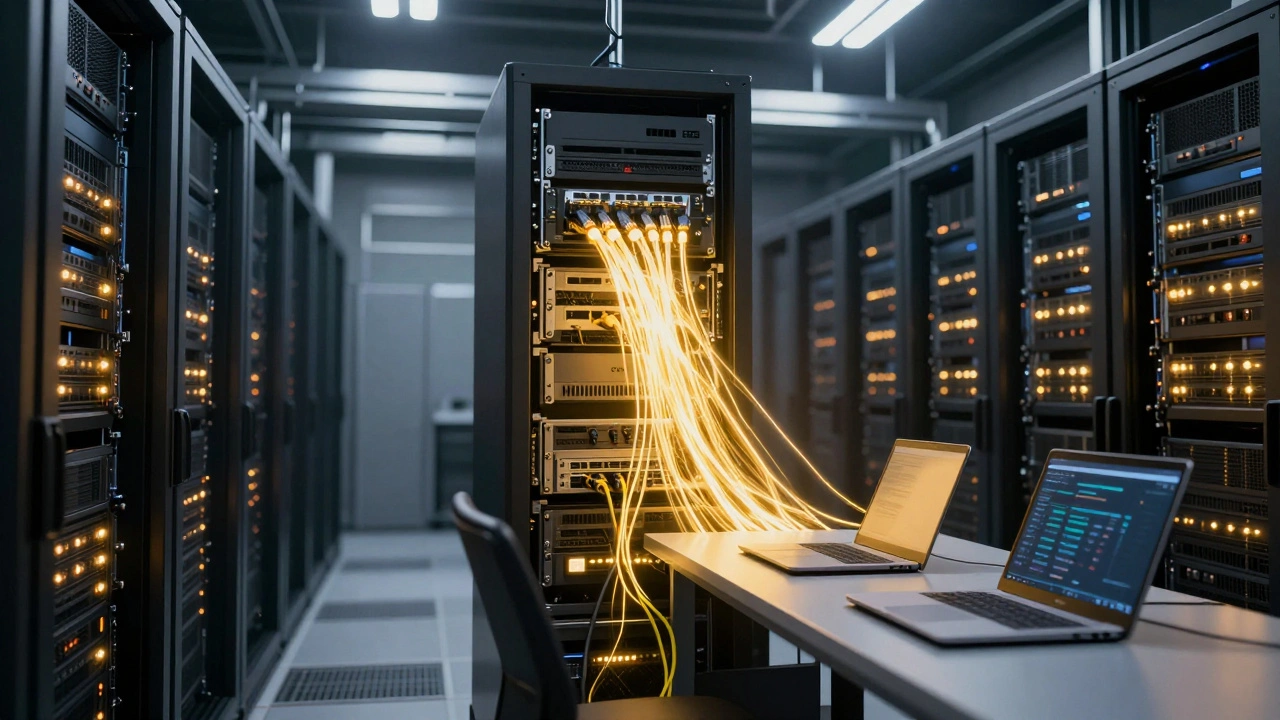 Передача данных золотого образа по сети от сервера к ноутбукам в серверной