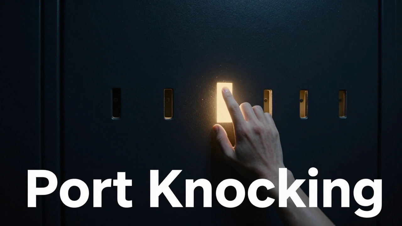 Секретный портал открывается после стука по темной стене