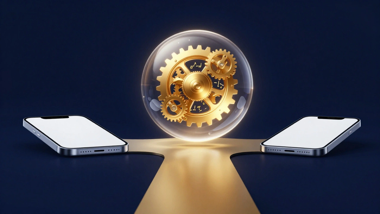 Золотое ядро бизнес-логики, распределяющее данные между двумя разными мобильными интерфейсами