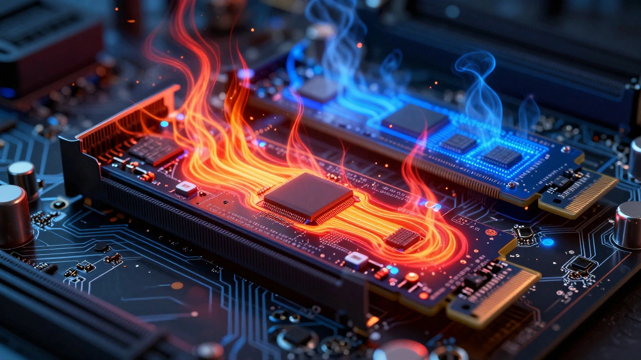Визуализация перегрева и троттлинга быстрого SSD