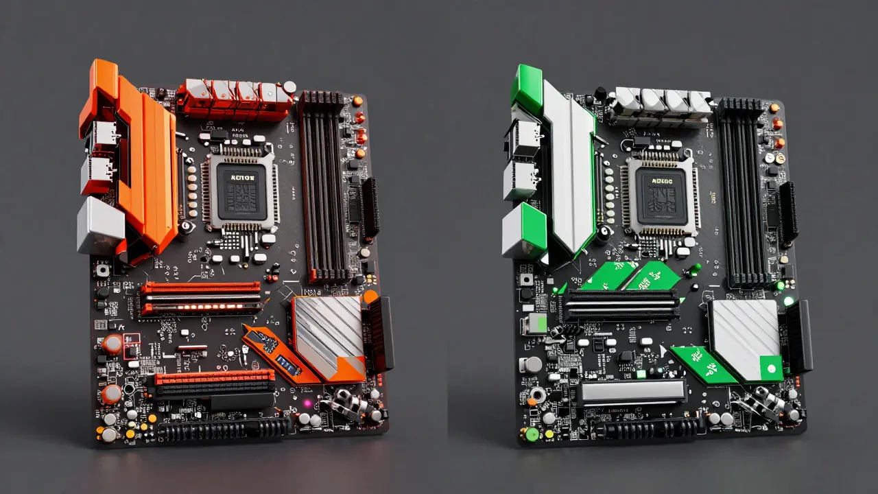 Сравнение материнских плат Intel и AMD с акцентом на чипсеты