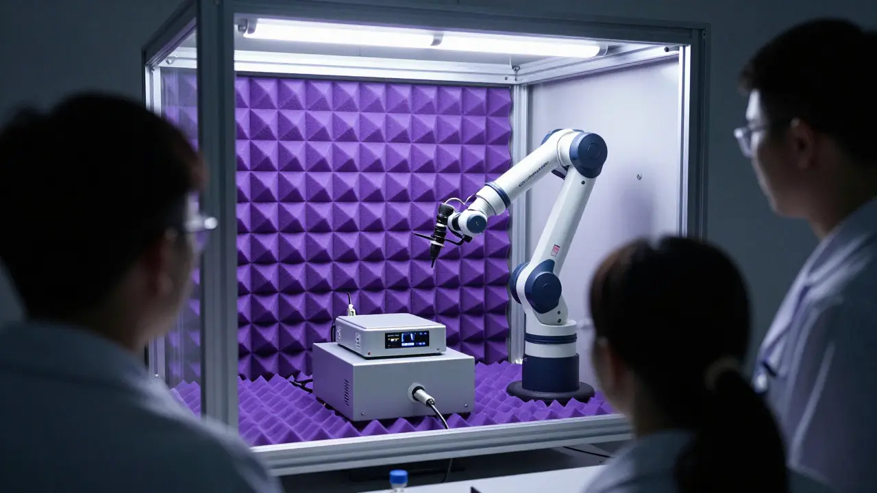 Тестирование прототипа IoT на электромагнитную совместимость в экранированной камере