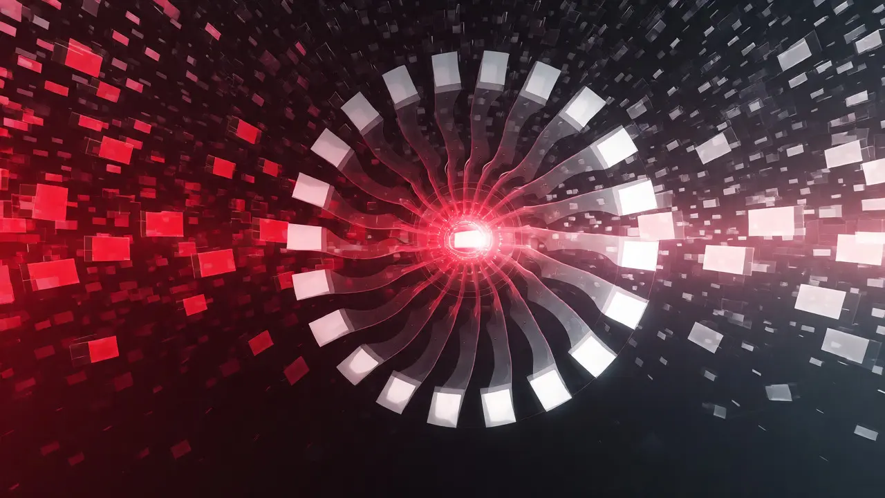 Абстрактная визуализация однопоточного цикла событий обработки данных в Redis
