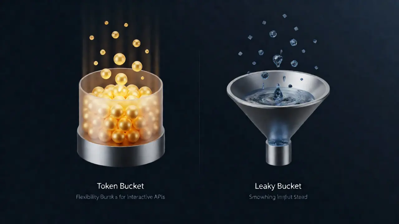 Визуализация алгоритмов Token Bucket и Leaky Bucket