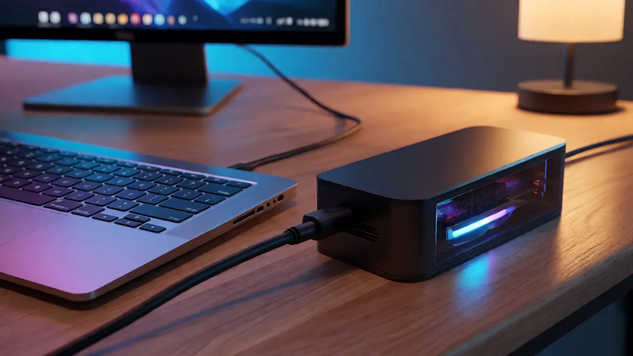 eGPU для ноутбука: как внешняя видеокарта меняет игры и рендер в 2026 году