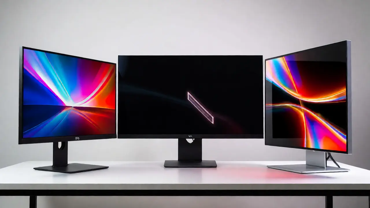 Сравнение цветовопередачи и контраста IPS, VA и OLED панелей