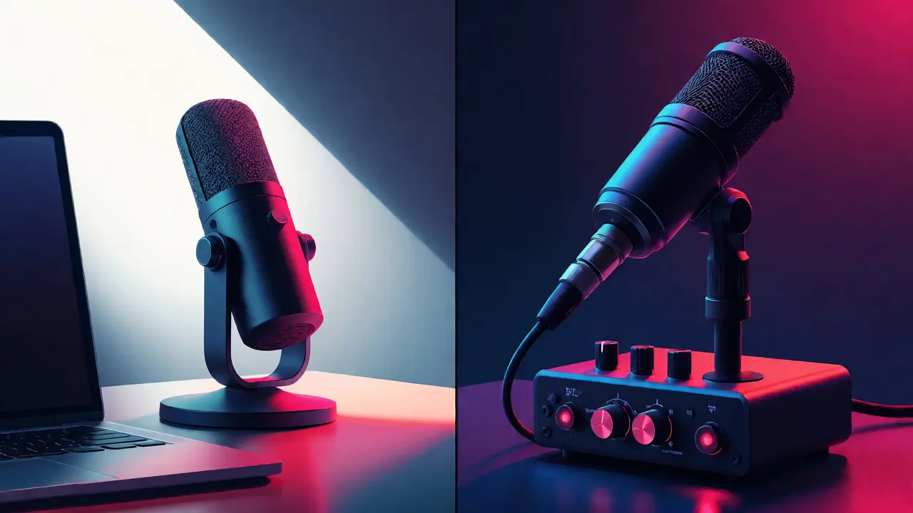 Сравнение USB-микрофона и динамического XLR-микрофона с интерфейсом